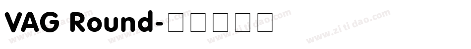 VAG Round字体转换